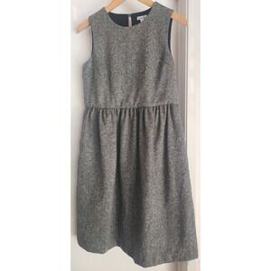 Steven Alan Women's Dress Size 2 Shift Gray Wool Blend Classic Old Money